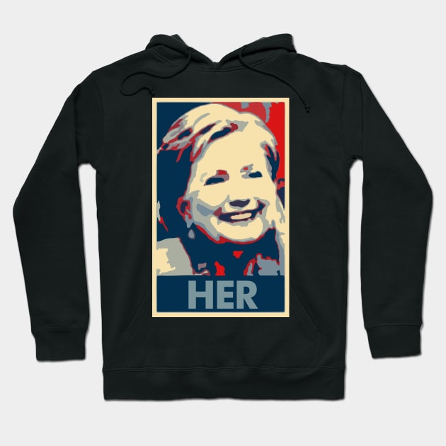 Hillary Rodham Clinton Political Parody Hoodie by ThreadChef